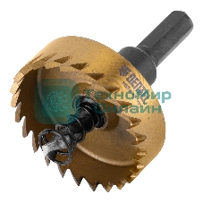 Коронка по металлу Denzel HSS, 45 мм, нитридтитановое покрытие