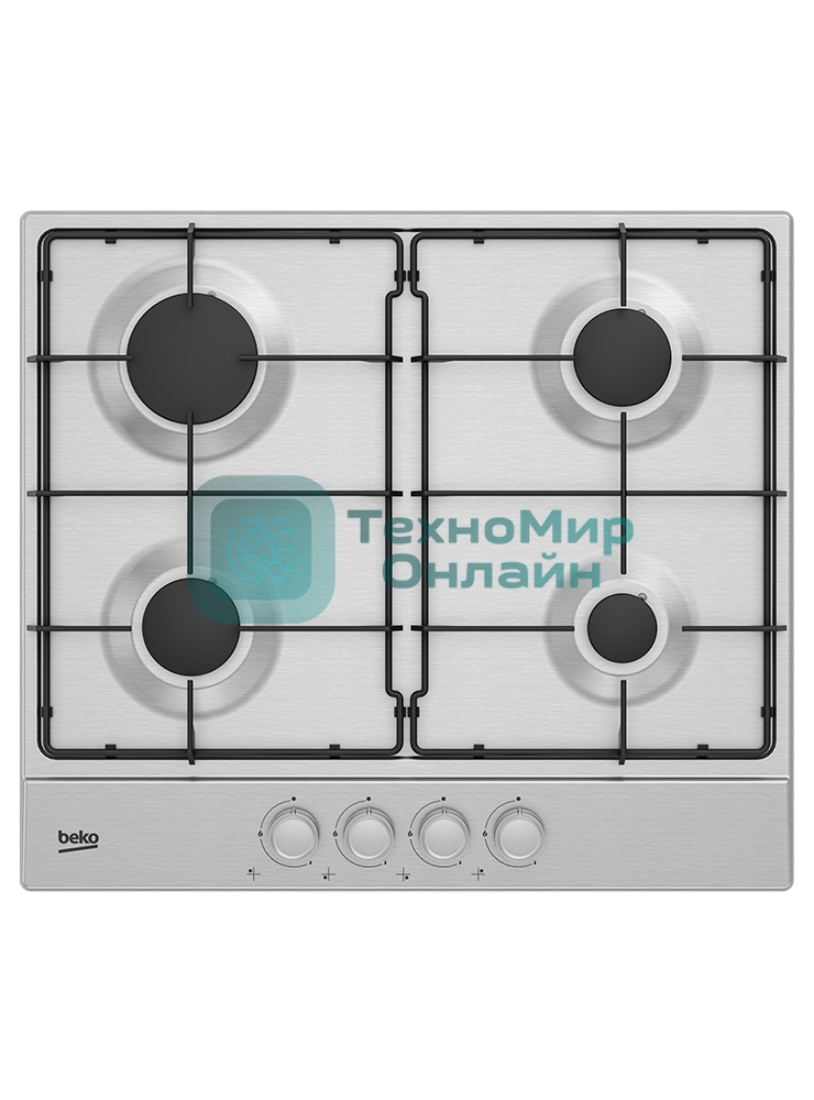 Газовая варочная панель Beko HIAG 64223 SX нержавеющая сталь