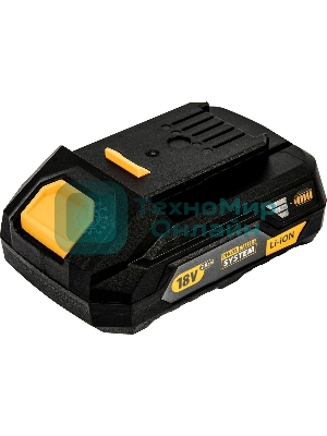 Батарея аккумуляторная Denzel B-18-2.0, Li-Ion, 18 В, 2,0 А·ч