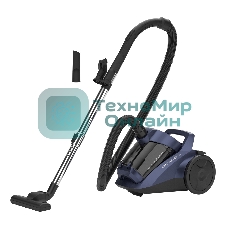Пылесос Galaxy GL 6228 синий/черный, 350/ 2600 Вт, уборка сухая, пылесборник контейнер 3.4 л