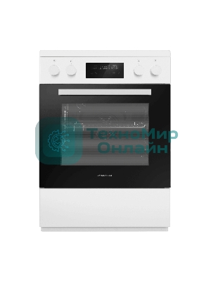Плита электрическая MAUNFELD MIC611W01TD белый, конфорок 4 электрических (индукционных), духовка 59 л, 60 см x 84.5 см x 63 см