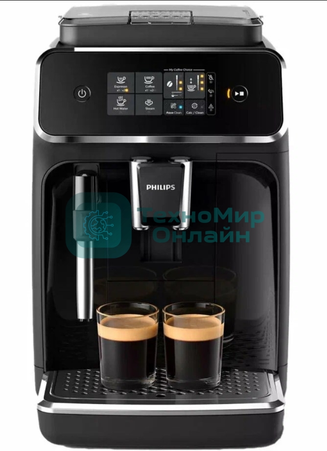 Кофемашина автоматическая Philips EP2224/10 черный, исп. кофе - молотый/зерновой, 1.8 л, 1500 Вт, 15 Бар.