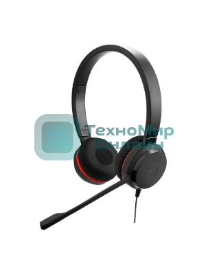 Гарнитура Jabra Evolve 20 SE Stereo MS чёрный, проводная, USB