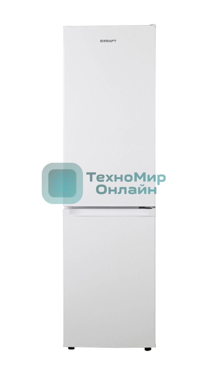 Холодильник Kraft KF-NF281W белый двухкамерный 164/64л морозилка снизу, No Frost