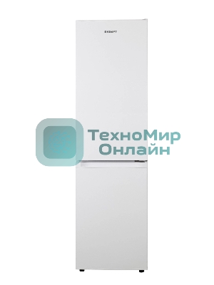 Холодильник Kraft KF-NF281W белый двухкамерный 164/64л морозилка снизу, No Frost
