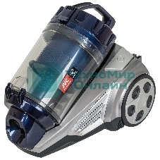 Пылесос JVC JH-VC423 синий/серый, 420/2400 Вт, уборка сухая, пылесборник контейнер 3 л