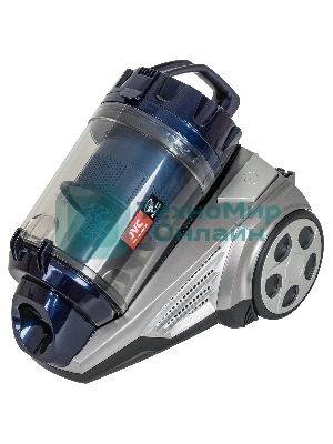 Пылесос JVC JH-VC423 синий/серый, 420/2400 Вт, уборка сухая, пылесборник контейнер 3 л