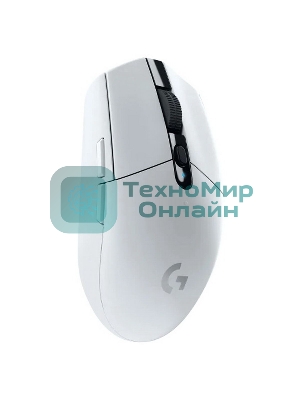 Мышь беспроводная Logitech G304 Lightspeed белый, 12000 dpi, радиоканал, USB, кнопки - 6