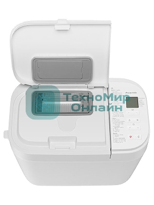 Хлебопечка Panasonic SD-R2520WTS белый, 550 Вт, программ - 28 шт, вес выпечки - 1.1 кг