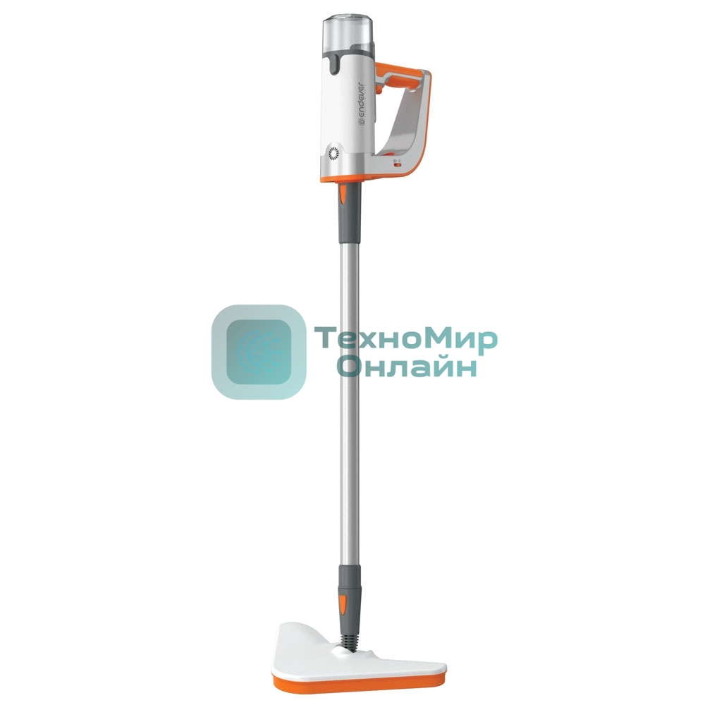 Паровая швабра Endever Odyssey Q-621 белый/оранжевый, 1500 Вт, 0,35 л