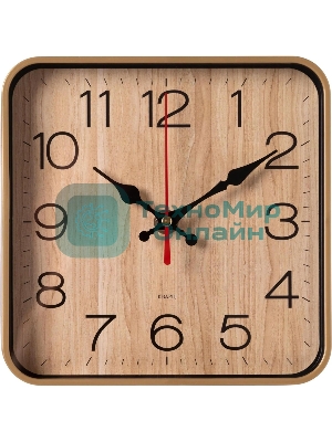 Часы настенные аналоговые Бюрократ WallC-S62P D19 см бежевый