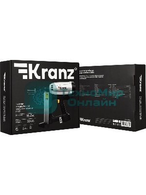 Пистолет гвоздезабивной газовый монтажный Kranz GN95, 95Дж, длина гвоздей 15-40мм, диаметр 2,7-3мм
