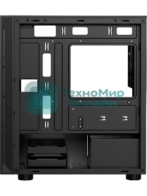 Компьютерный корпус без блока питания PCCOOLER LM300 ARGb BK, Flat Mid Tower, черный, TG, 0.45 SPCC, 1x120мм mATX, mITX 170/330/150мм 2x2.5