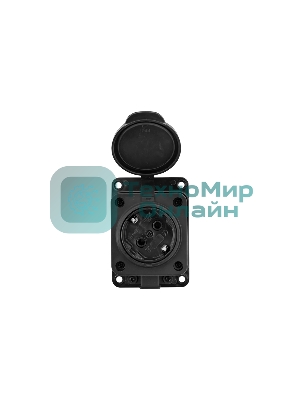 Розетка настенная с защитной крышкой каучуковая 230В 2P+PE 16A IP44 EKF PROxima