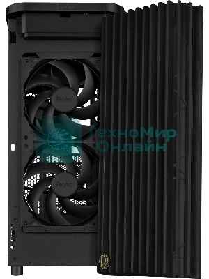 Компьютерный корпус ASUS PROART PA401 WOOD METAL PWM черный