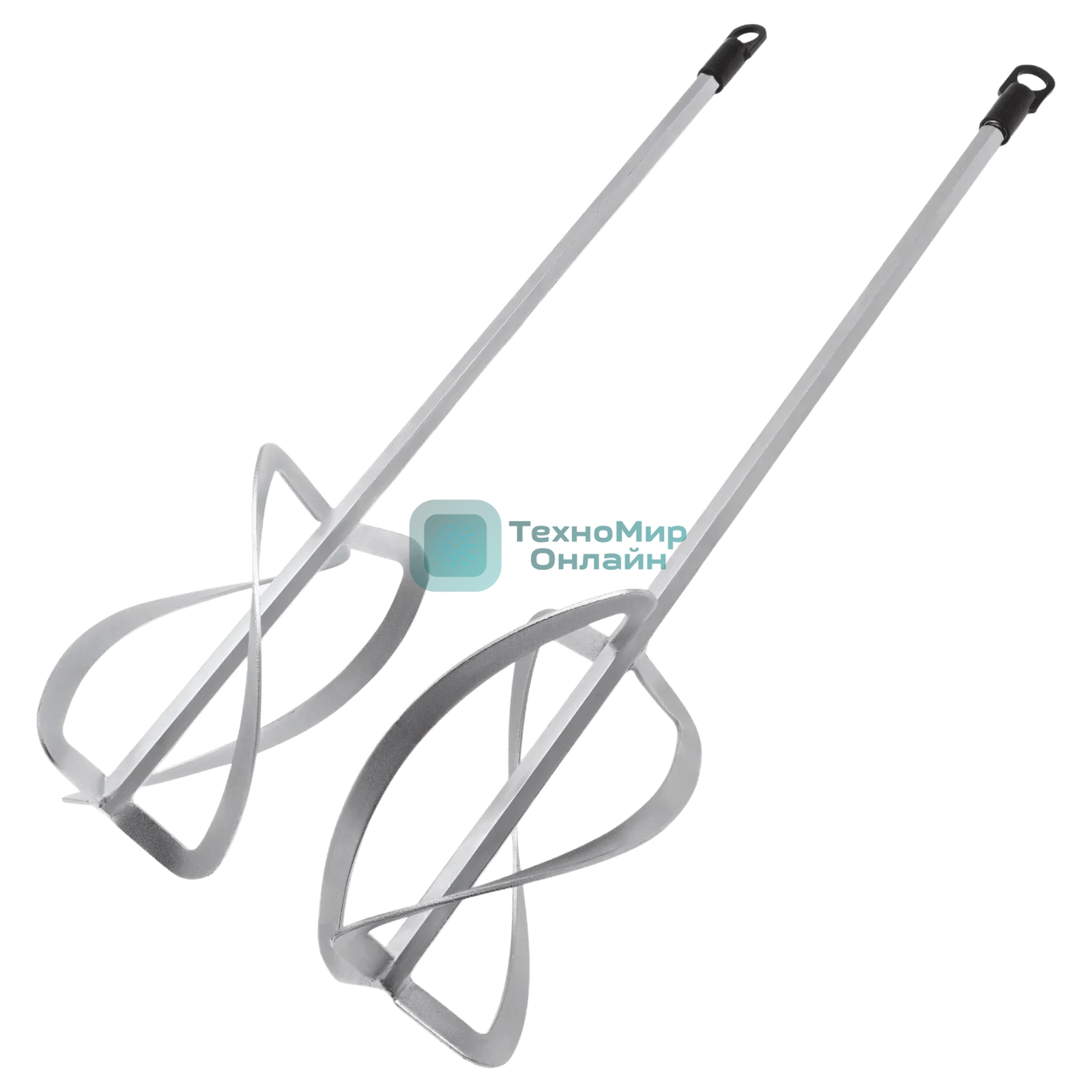 Комплект насадок для строительного миксера Denzel 2 шт., 220х560 мм, оцинкованные, хвостовик HEX13