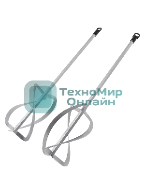 Комплект насадок для строительного миксера Denzel 2 шт., 220х560 мм, оцинкованные, хвостовик HEX13