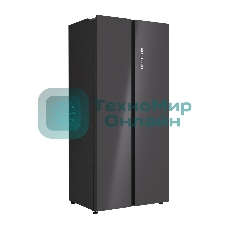 Холодильник Lex LSB525GRID серый металлик двухкамерный 304/206л морозилка сбоку, No Frost, Side by Side