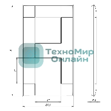 Рамка DKC Avanti 4412904 2 поста (4 мод.) 
