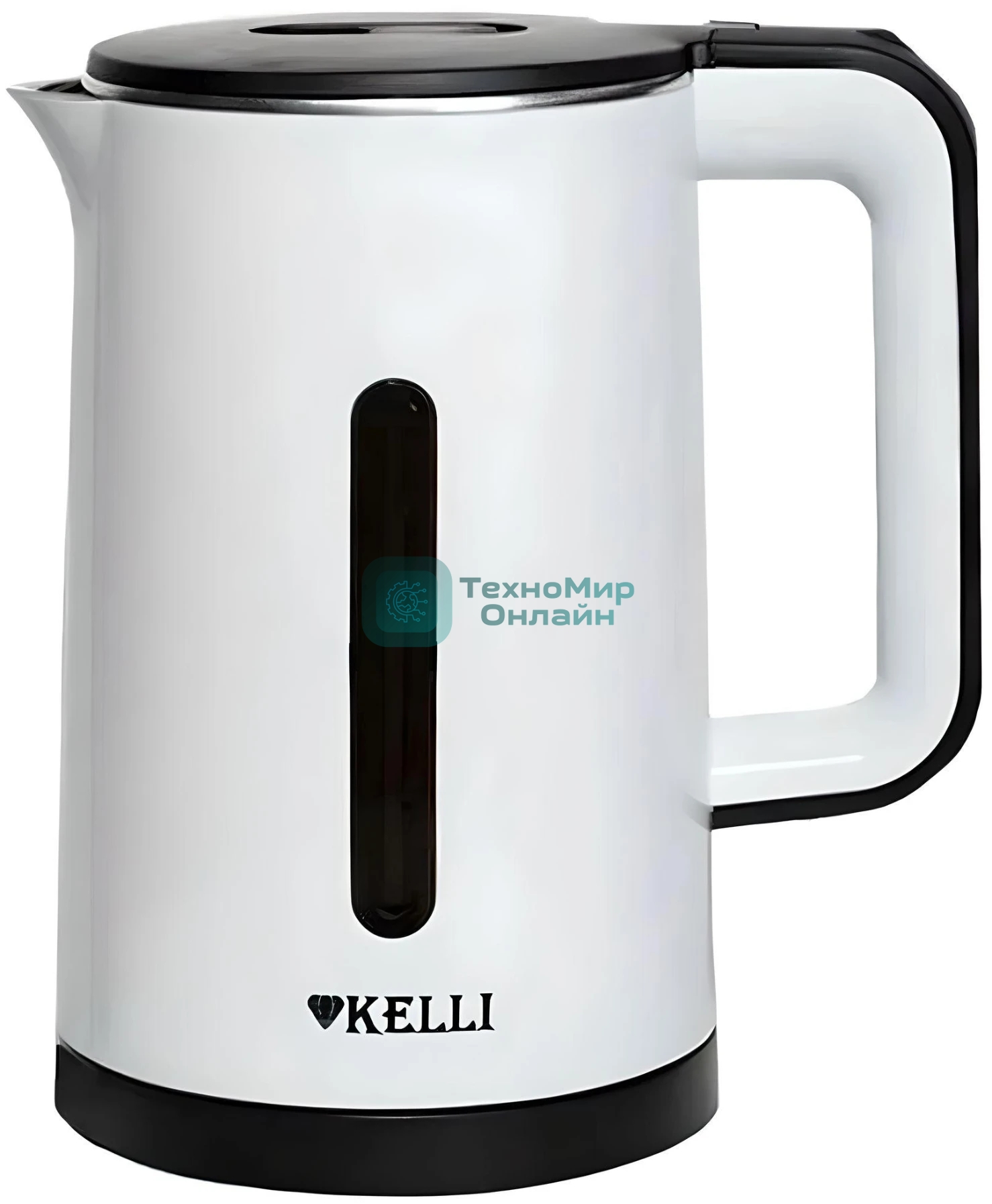 Чайник электрический Kelli KL-1375 1,8л. пластик, белый