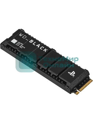 Накопитель SSD 4TB WD Black SN850P, M.2 2280, PCI-E 4x4, R/W - 7300/6600 MB/s 3D-NAND (Works with PS5)