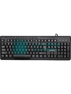 Комплект клавиатура+мышь Gigabyte GK-KM6300 проводной, USB, 1000 DPI, чёрный