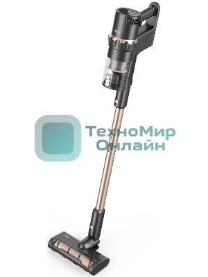 Пылесос вертикальный Haier HVC550 черный/золотистый, питание от аккумулятора, 550 Вт, уборка сухая, пылесборник 0.5 л