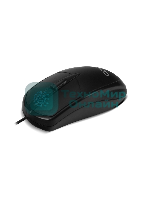 Мышь проводная CBR CM 120 черный, 1000 dpi, USB, кнопки - 3