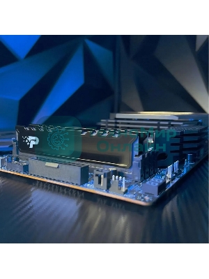 Оперативная память Patriot Signature Premium, DDR5, 32Gb (2x16 Gb), 5600 MHz, CL46, DIMM, радиатор, черный