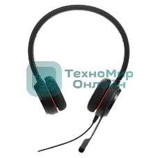 Гарнитура Jabra Evolve 20 SE Stereo MS чёрный, проводная, USB