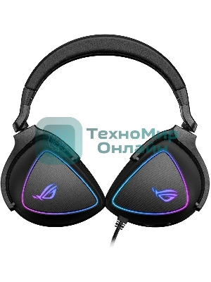 Игровые наушники ASUS ROG Delta S черные (7.1, USB Type-C + A, RGb подсветка, 50 мм, ESS 9281 Pro, микрофон, 90YH02K0-B2UA00)