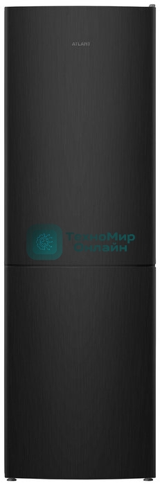 Холодильник Atlant ХМ-4621-151 черный металлик двухкамерный 205/119л морозилка снизу. капельная система