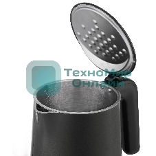 Чайник электрический Vitek VT-1162, 1.7л, 2200Вт, черный, корпус: металл/пластик