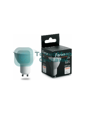 Лампа светодиодная Feron PRO LB-1606 6Вт 230В GU10 теплый