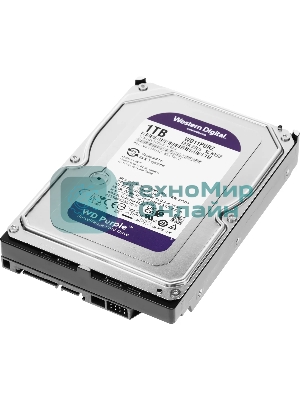 Жесткий диск Western Digital 1Tb 5400rpm SATA 6Gb/S 64MB PURPLE WD11PURZ SATA