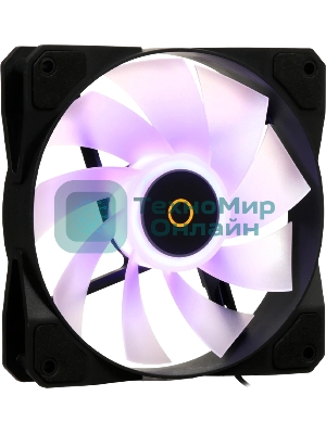 Реверсный вентилятор Fan Ocypus Beta F12 BK ARGB REVERSE BLADE PWM черный