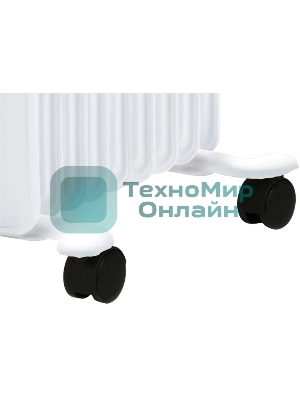 Обогреватель масляный Ballu Classic BOH/CL-07WRN (7 секций), белый, 1500 Вт, 20 м2, термостат