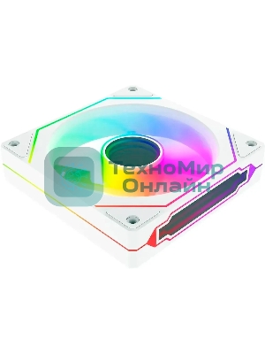 Вентилятор для корпуса Bloody CF-12 LCD ARGb 120х120x25 белый 4-pin 32дБ (упак.:1шт) (CF-12-ARGb120-WH) Ret