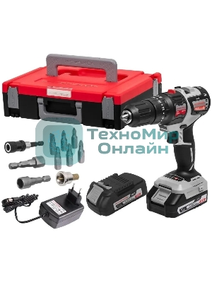 Дрель-шуруповерт аккумуляторная Интерскол ДАУ-10/18В аккум. патрон:быстрозажимной (кейс в комплекте) (755.2.2.47)