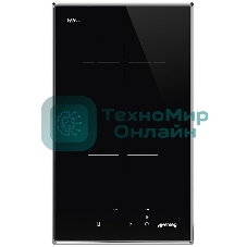 Электрическая домино SMEG SE232TX1 Cтеклокерамическая варочная панель, 30 см, прямой край в рамке из нержавеющей стали