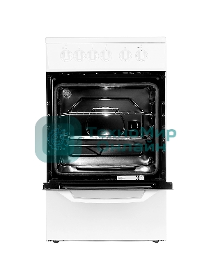 Плита электрическая Beko FFSS57000W белый, конфорок 4 электрических, духовка 60 л, 50 см x 85 см x 60 см