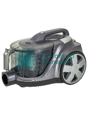 Пылесос Delta DL-0853 серый/фиолетовый, 400/2400 Вт, уборка сухая, пылесборник контейнер 4 л