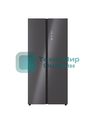 Холодильник Lex LSB525GRID серый металлик двухкамерный 304/206л морозилка сбоку, No Frost, Side by Side