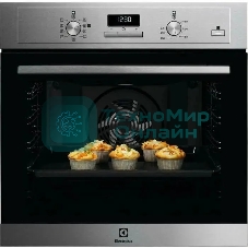 Духовой шкаф электрический Electrolux EOD3H70X серебристый