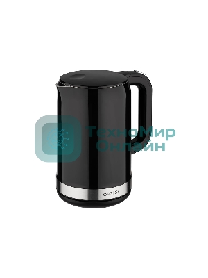 Чайник электрический Energy E-218 1.7 л, двойной корпус, черный
