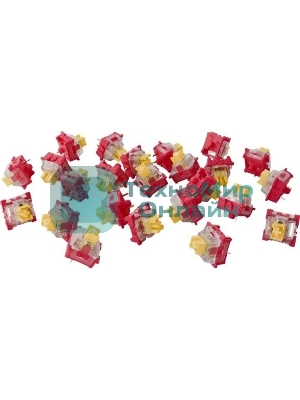 Переключатели Redragon Bullet F красный/желтый, 24 шт.