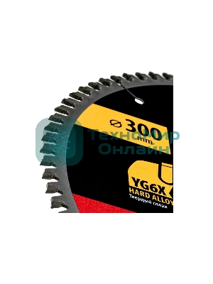 Пильный диск по ламинату Denzel ф300 х 30 мм, 80 зубьев