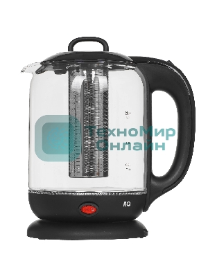 Чайник электрический BQ KT1701G черный, 2200 Вт, 1.7 л