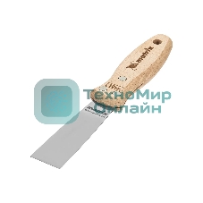 Шпательная лопатка Matrix из нержавеющей стали, 30 мм, буковая рукоятка, EFP 85608
