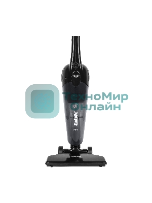 Пылесос вертикальный BBK BV2902 черный, питание от сети, 170 Вт, уборка сухая, пылесборник 0.8 л